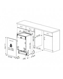 Lavastoviglie Beko 45 cm Incasso Totale 10 Coperti Classe E