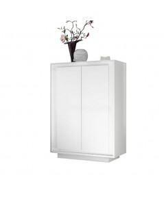 Mobile contenitore 2 ante bianco opaco Tiki 106x40x146h