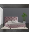 Letto matrimoniale contenitore Sondrio rosa