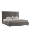 Letto matrimoniale contenitore Sondrio colore grigio