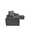 Divano con penisola contenitore grigio ComoII Twist20