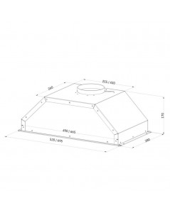 Gruppo Cappa Sottopensile GRUPPO52NEW Inox Samet Prezzo