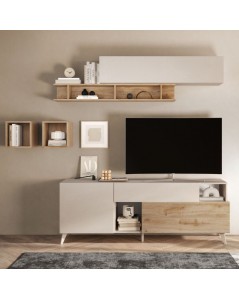 Mobile porta tv cashmere e cadiz Marion 180x42x67h