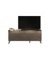 Mobile porta TV 3 ante Polan 181x42x72h colore bronzo e mercure