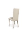 Sedia Nancy ecopelle colore beige