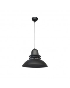 Lampada a sospensione nera stile industriale Tibet ASZ0871