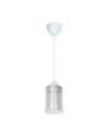 Lampada da soffitto con paralume cilindrico in plastica trasparente Optical ASZ1025