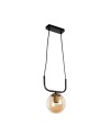 Lampada da soffitto stile minimal Terena ASZ1422 nera