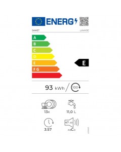Lavastoviglie incasso 13 coperti a scomparsa totale Samet classe E