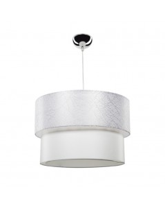 Lampada a Sospensione in Tessuto Colore Bianco Polo MDL2857 Prezzo