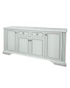 Madia 4 ante e 2 cassetti bianco vintage 178.5x45x93.5h White