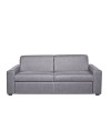 Divano letto 3 posti Flash tessuto Roma23 colore grigio 199x98x84h