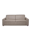 Divano letto 3 posti Flash tessuto Roma06 colore camel 199x98x84h