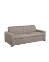 Divano letto 3 posti Flash tessuto Roma06 colore camel 199x98x84h