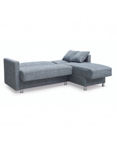 Divano letto Oasis con penisola doppio contenitore Oasis grigio chiaro 200x134x80H