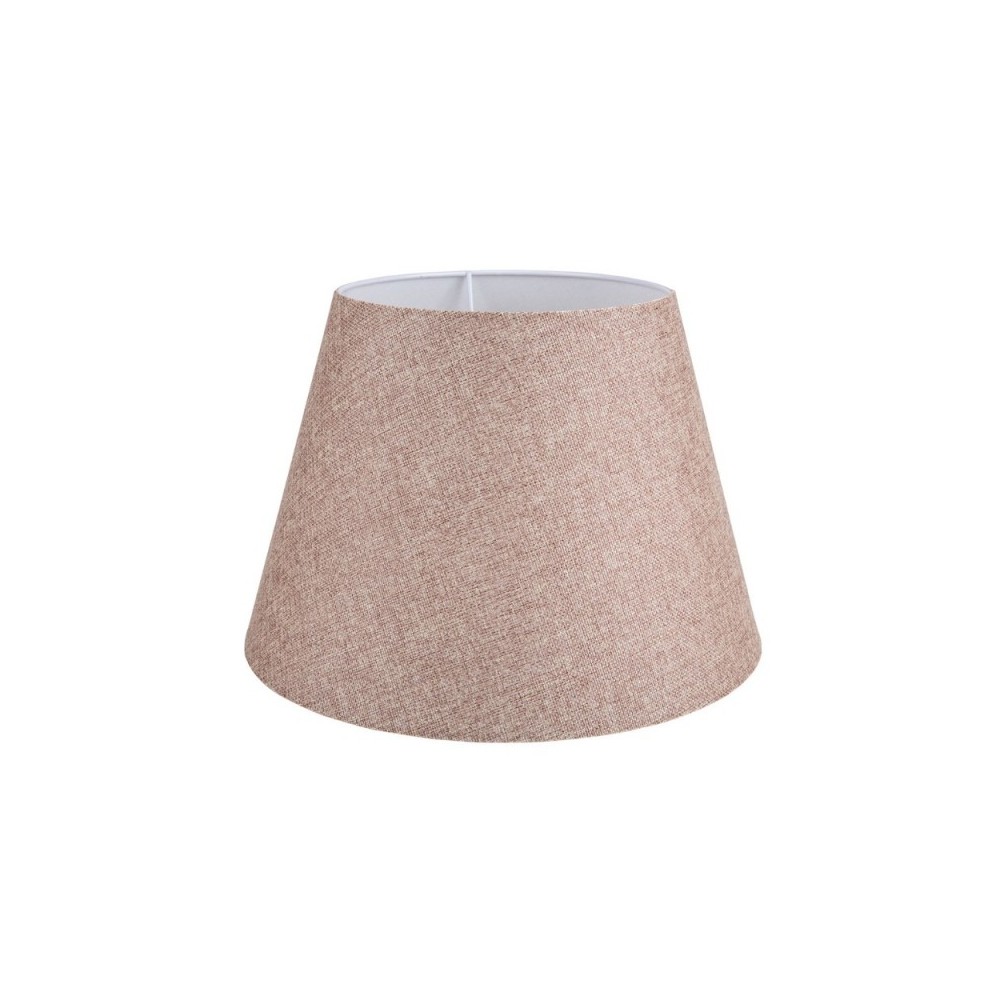 Lampada da tavolo base bianca e paralume tessuto colore beige LAGUNAH272634