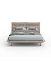 Letto matrimoniale moderno Bolt colore beige