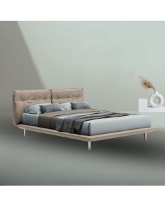 Letto matrimoniale moderno Bolt beige