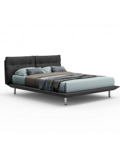 Letto Matrimoniale Moderno Bolt Colore Grigio Scuro Prezzo