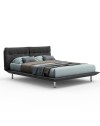 Letto matrimoniale moderno Bolt colore grigio scuro