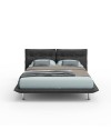 Letto matrimoniale moderno Bolt colore grigio scuro