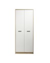 Armadio 2 ante Nepo 80x54x196,5H colore rovere sonoma bianco