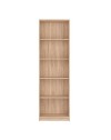 Libreria colore rovere 5 ripiani Nepo 60x34x197H