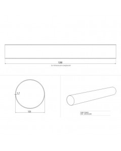 Tubo Tondo di Aspirazione Cappa Diametro 125 mm BV1251200 Prezzo