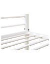 Letto a castello in metallo Monza colore bianco 199x86.5x159.5