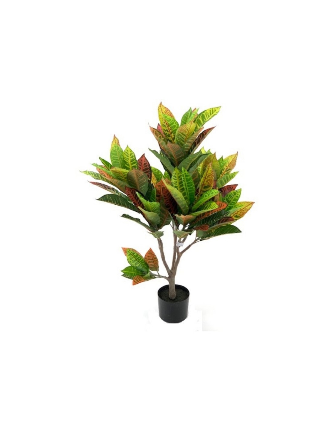 Pianta artificiale Croton 110h 97 foglie