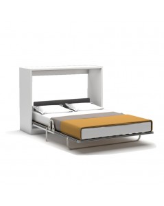 Letto matrimoniale pieghevole a scomparsa Capsule bianco 164x52x120H