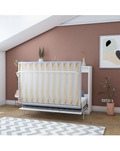 Letto matrimoniale pieghevole a scomparsa Capsule bianco 164x52x120H