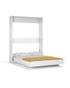 Letto matrimoniale a scomparsa Primer bianco 164x38x221H