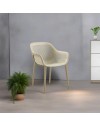 Poltrona design caffè beige Atra