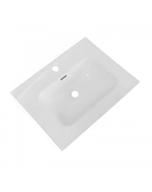 Lavabo consolle d'appoggio in ceramica bianco 61x46.5x14H VA836-60