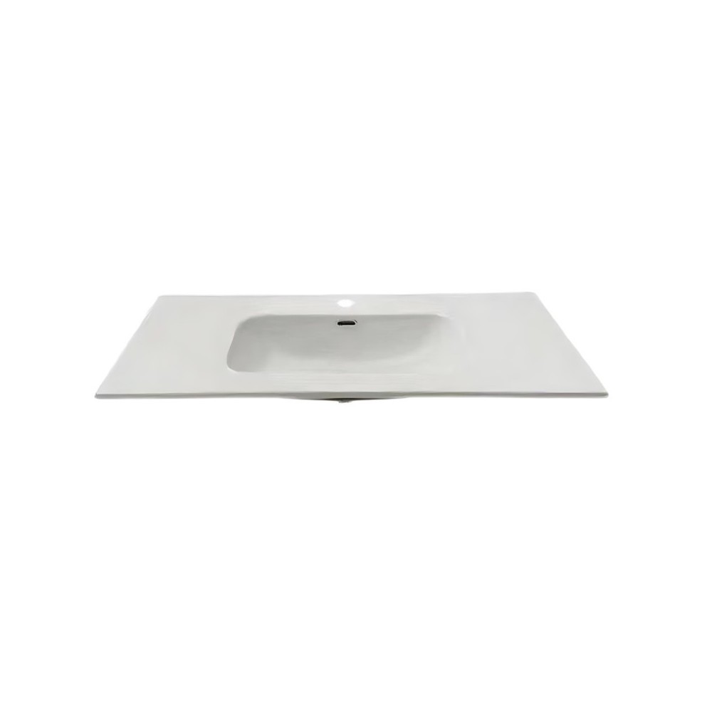 Lavabo consolle d'appoggio in ceramica bianco 101x46.5x17H VA836-100