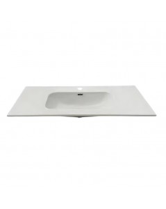 Lavabo consolle d'appoggio in ceramica bianco 101x46.5x17H VA836-100