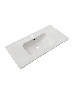 Lavabo consolle d'appoggio in ceramica bianco 101x46.5x17H VA836-100