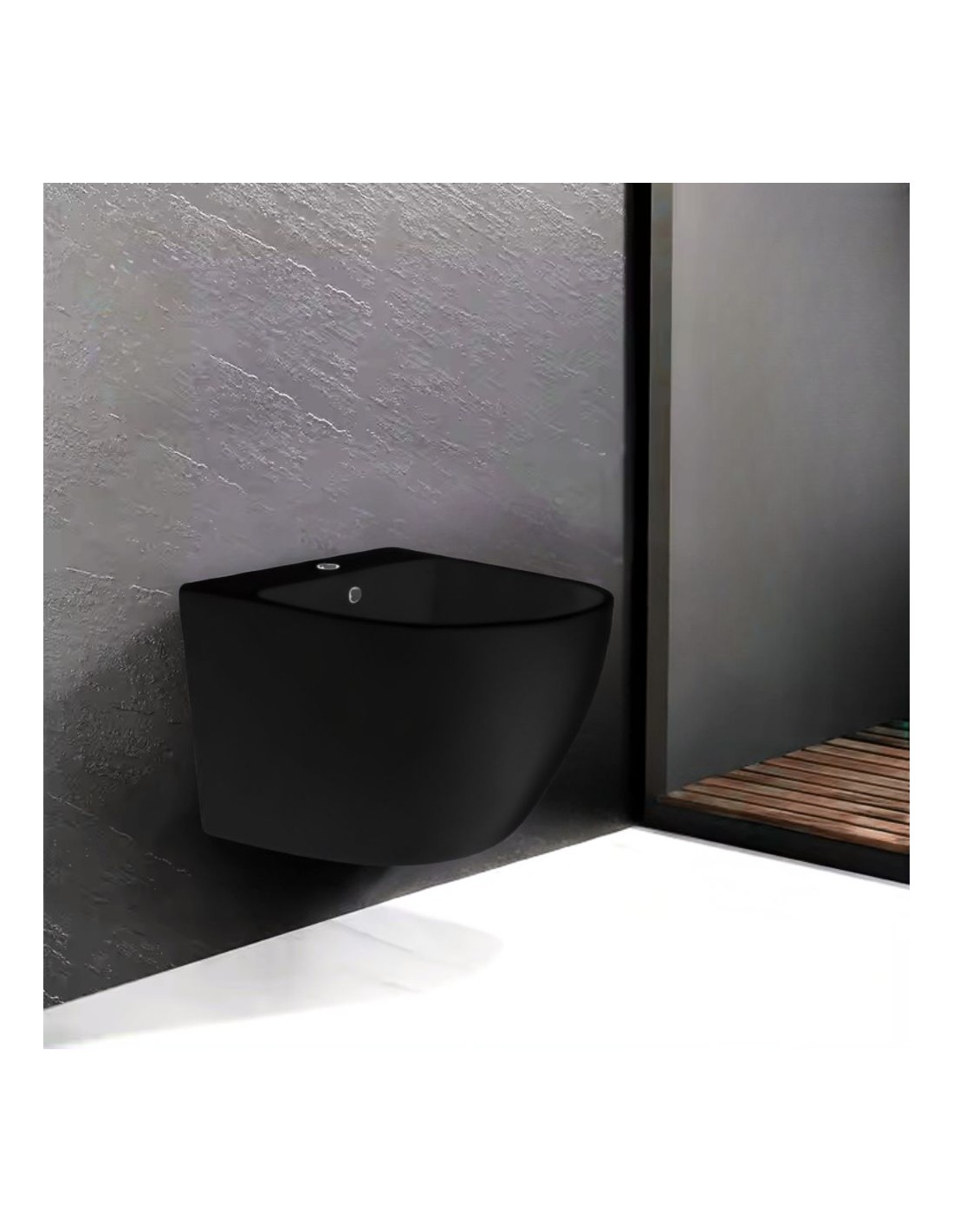 Bidet sospeso nero opaco YJ-BD08