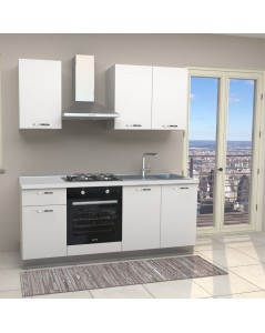 Cucina Taurus completa di elettrodomestici 195 cm