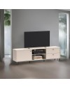 Mobile porta TV cashmere Aldo1 con anta cassetti e vano a giorno 182x40x50,1H