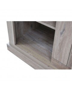 Madia colore ancona oak 2 cassetti e 2 ante scorrevoli Anthony52 149,9x49,8x95,5H