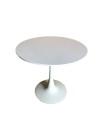 Tavolo rotondo bianco opaco Derek 90x90x73H