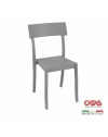 Sedia in polipropilene colore bianco design contemporaneo Milly