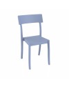 Sedia in polipropilene colore blu petrolio design contemporaneo Milly