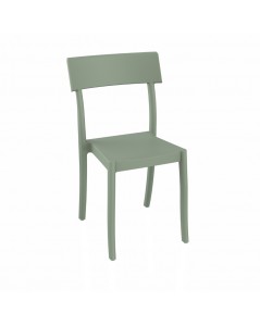 Sedia in polipropilene colore menta design contemporaneo Milly