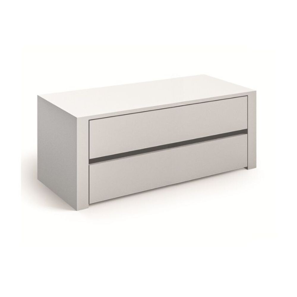 Cassettiera interna per armadio 2 cassetti colore bianco 83,6x44,5x43H Alice836