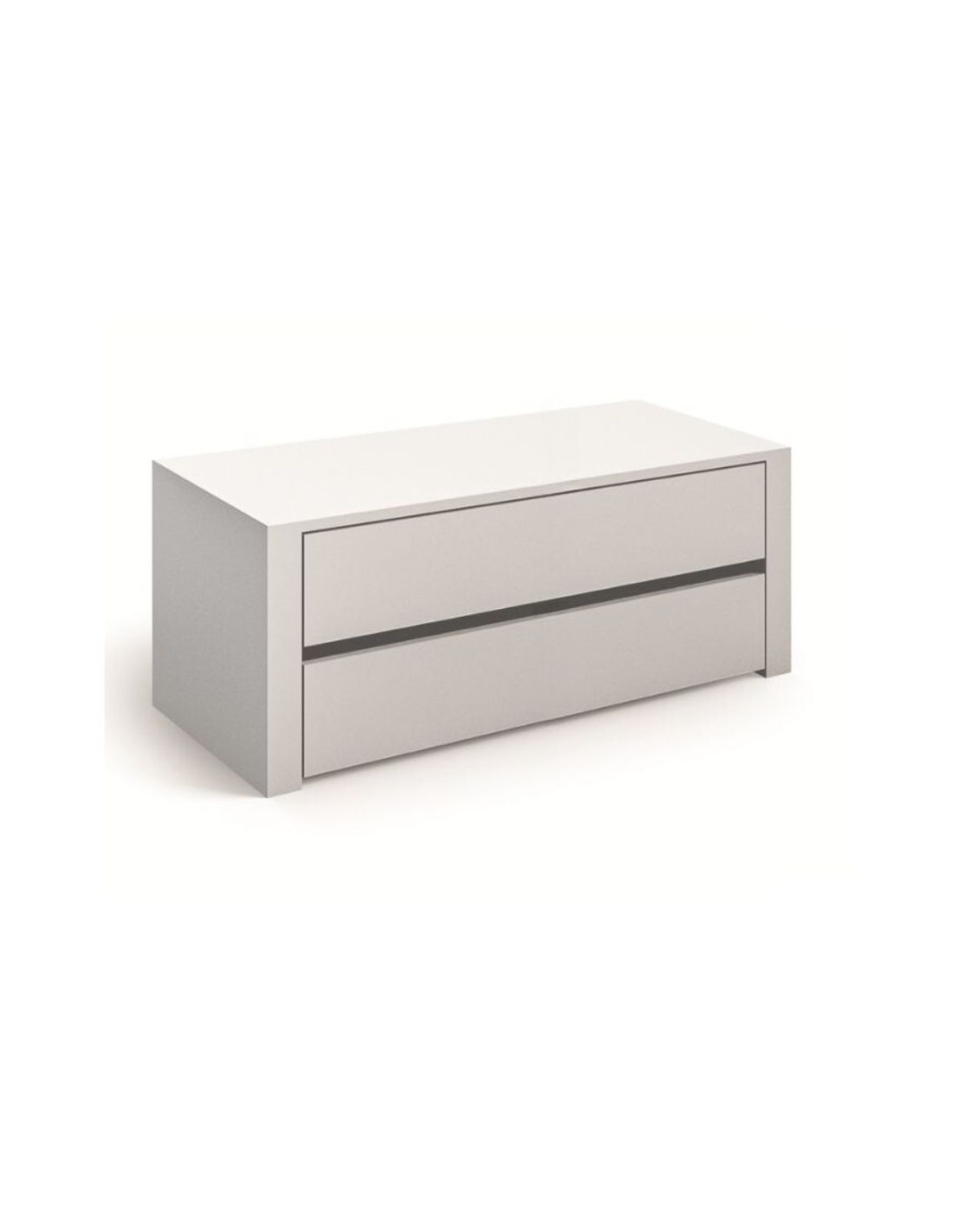 Cassettiera interna per armadio 2 cassetti colore bianco 83,6x44,5x43H Alice836