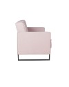 Divano funzione letto e contenitore Legen 3 Posti in vellutino rosa antico 210x85x87H