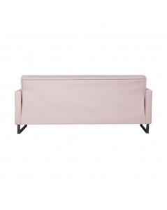 Divano funzione letto e contenitore Legen 3 Posti in vellutino rosa antico 210x85x87H